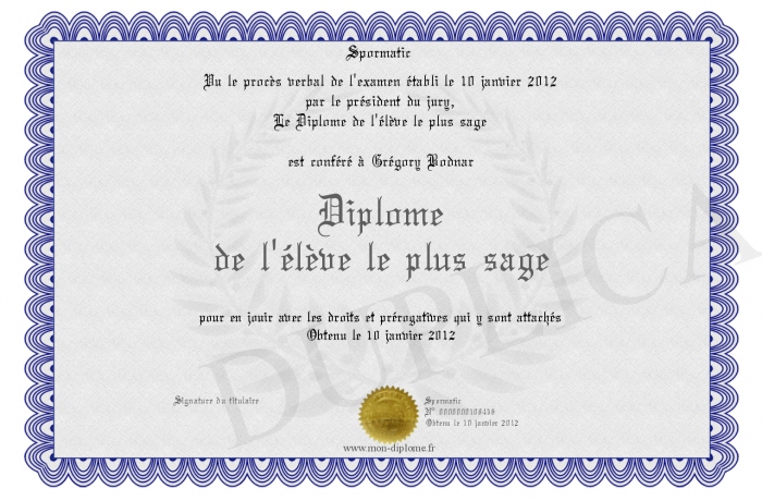 diplome eleve